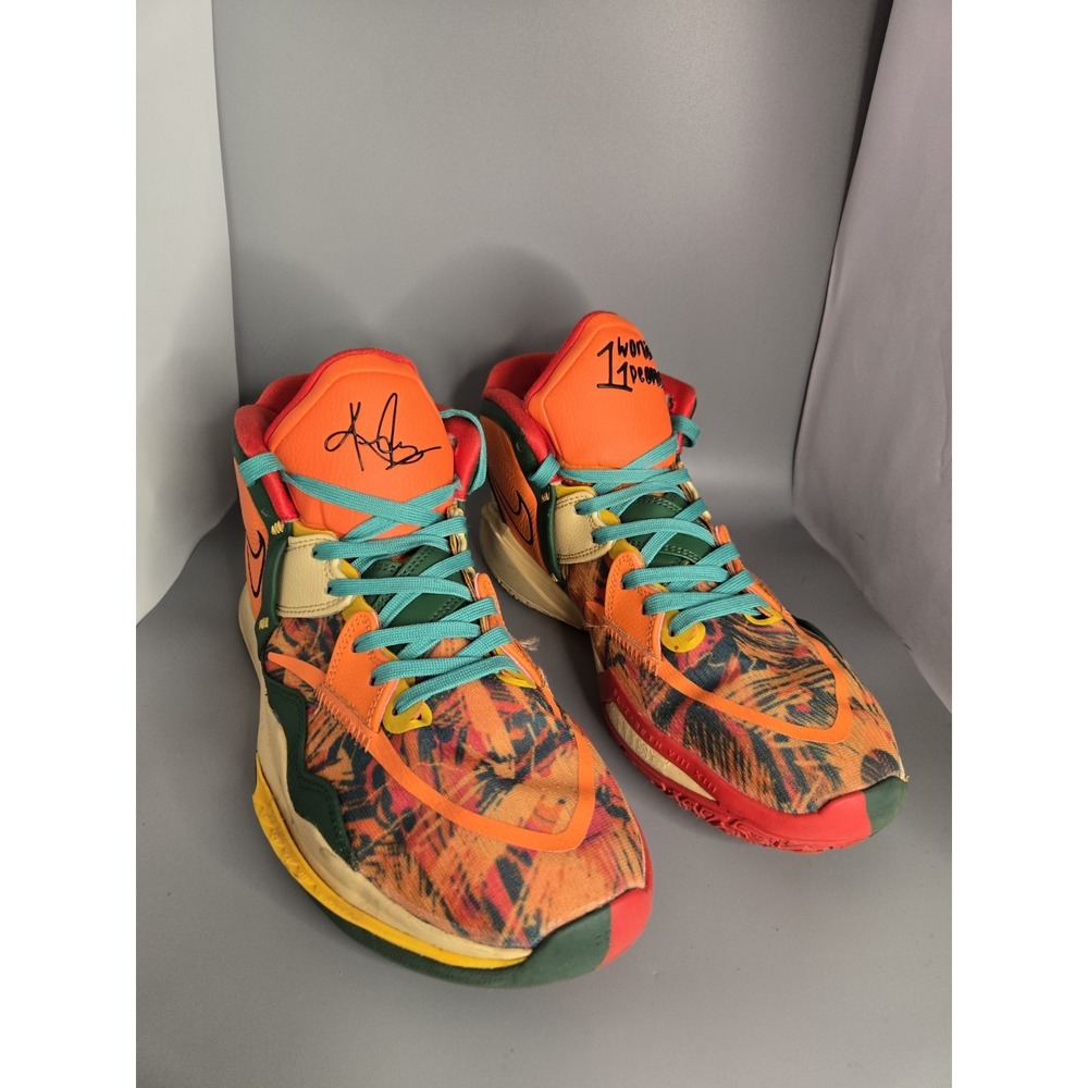 Nike Kyrie Infinity 1 World, 1 People Orange/Green Men Size 11 DO9614-800